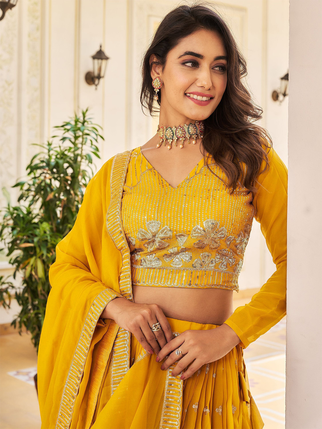Kezel Georgette Lehenga Choli
