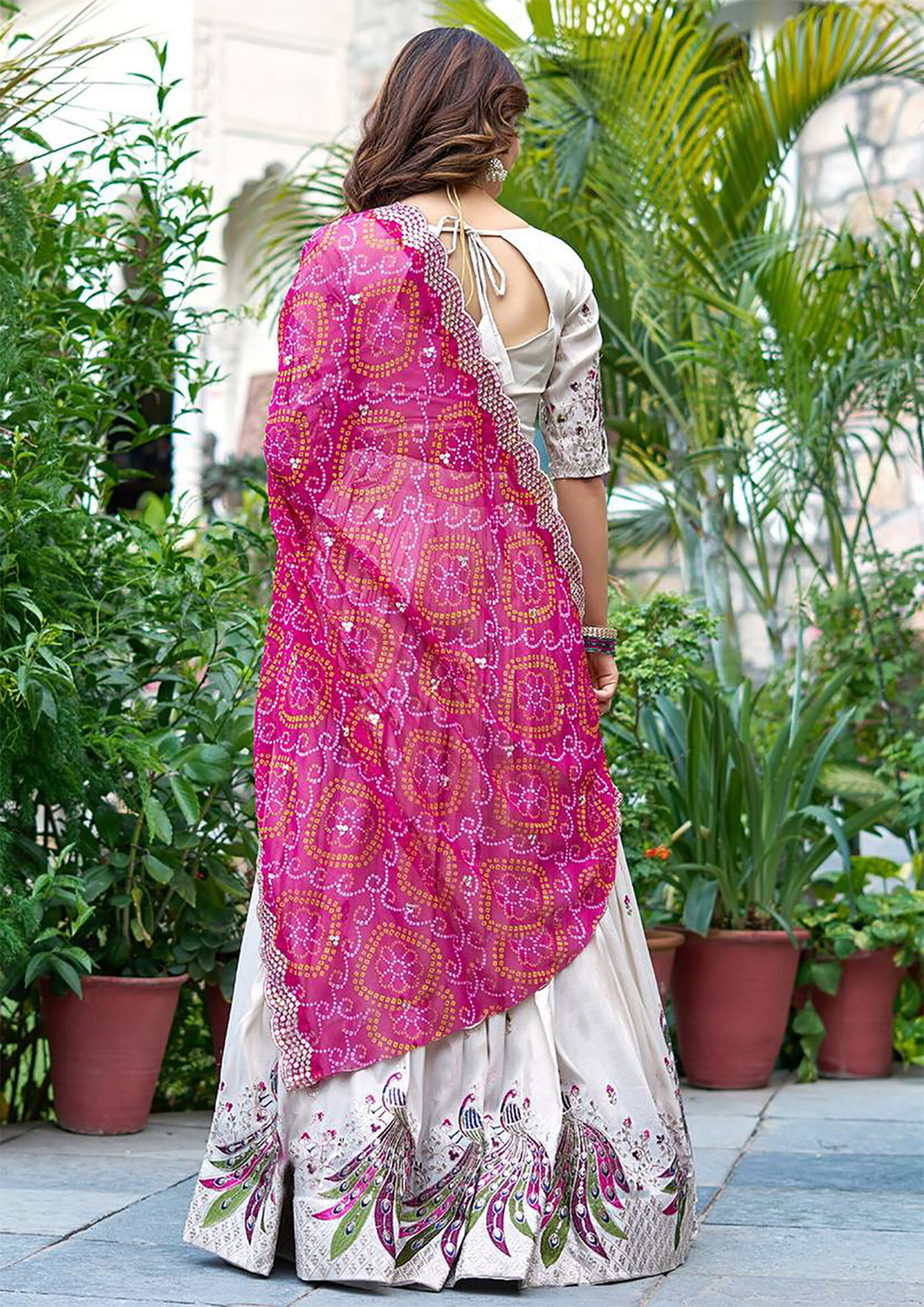 Kezel Embroidered Silk Lehenga Choli