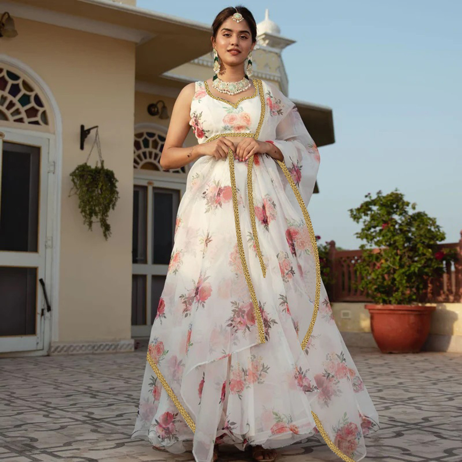 Kezel A-Line Lehenga Choli