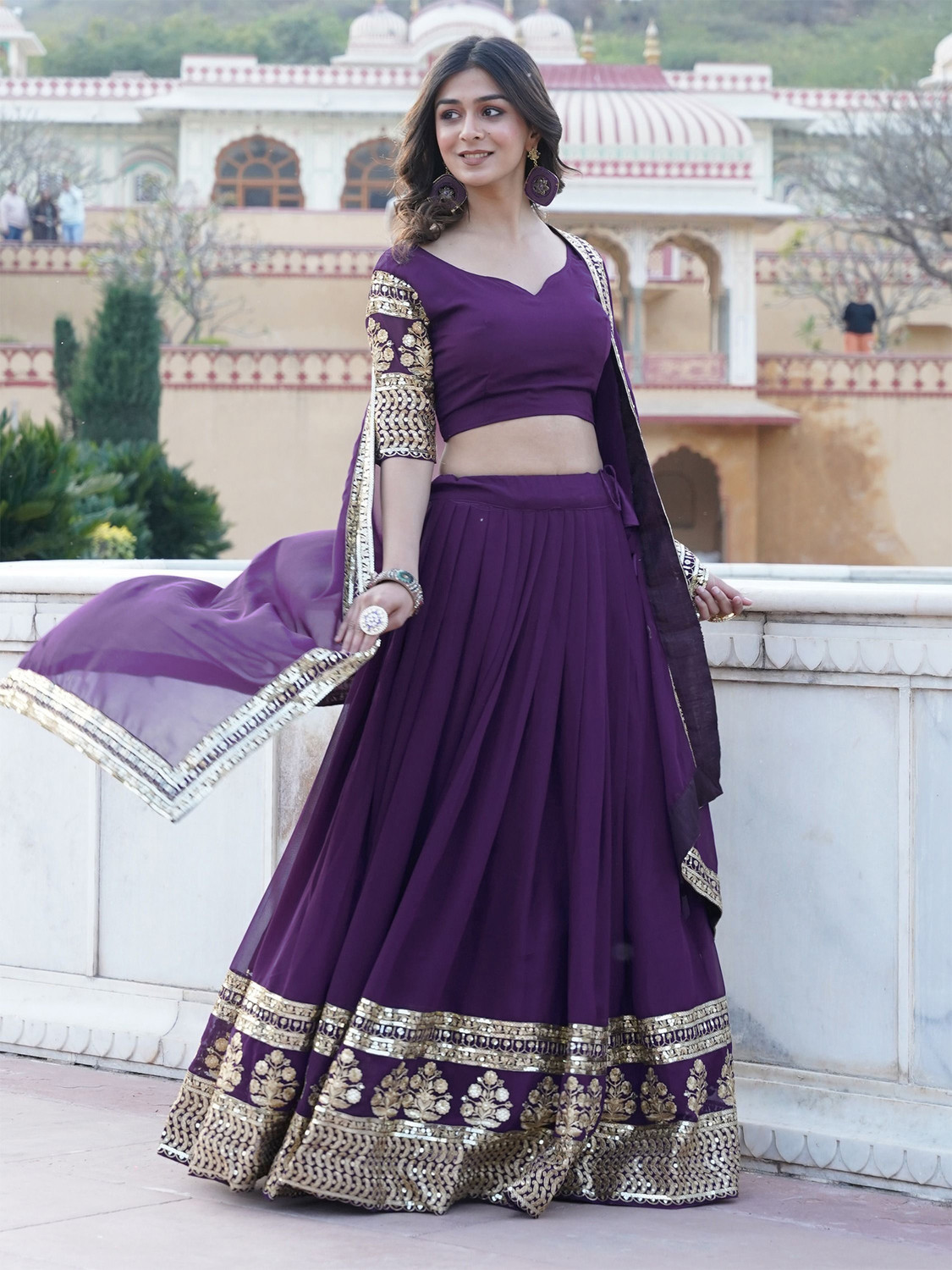 Kezel PR Semi Stitched Lehenga Choli