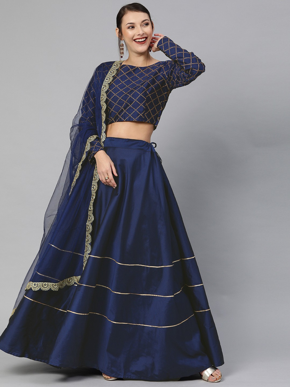 Divashree Embroidered Silk Lehenga Choli