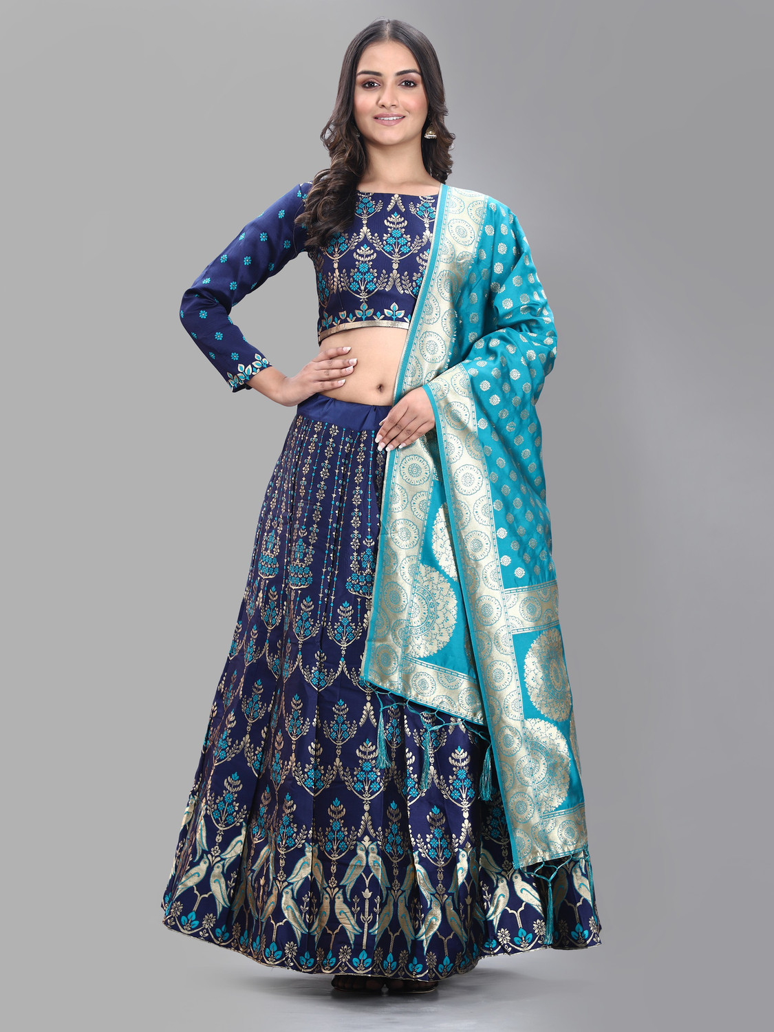 Divashree Cotton Blend Lehenga Choli