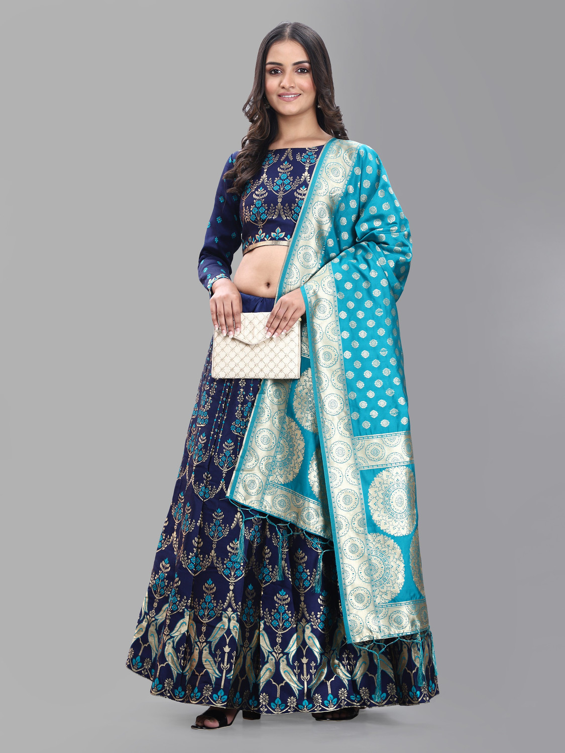 Divashree Cotton Blend Lehenga Choli