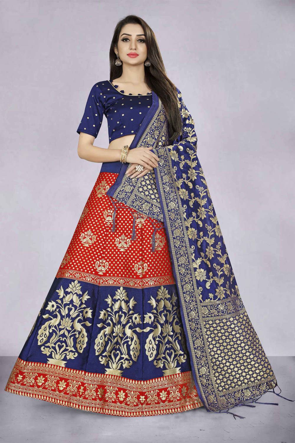 Divashree Embellished Blend Lehenga Choli