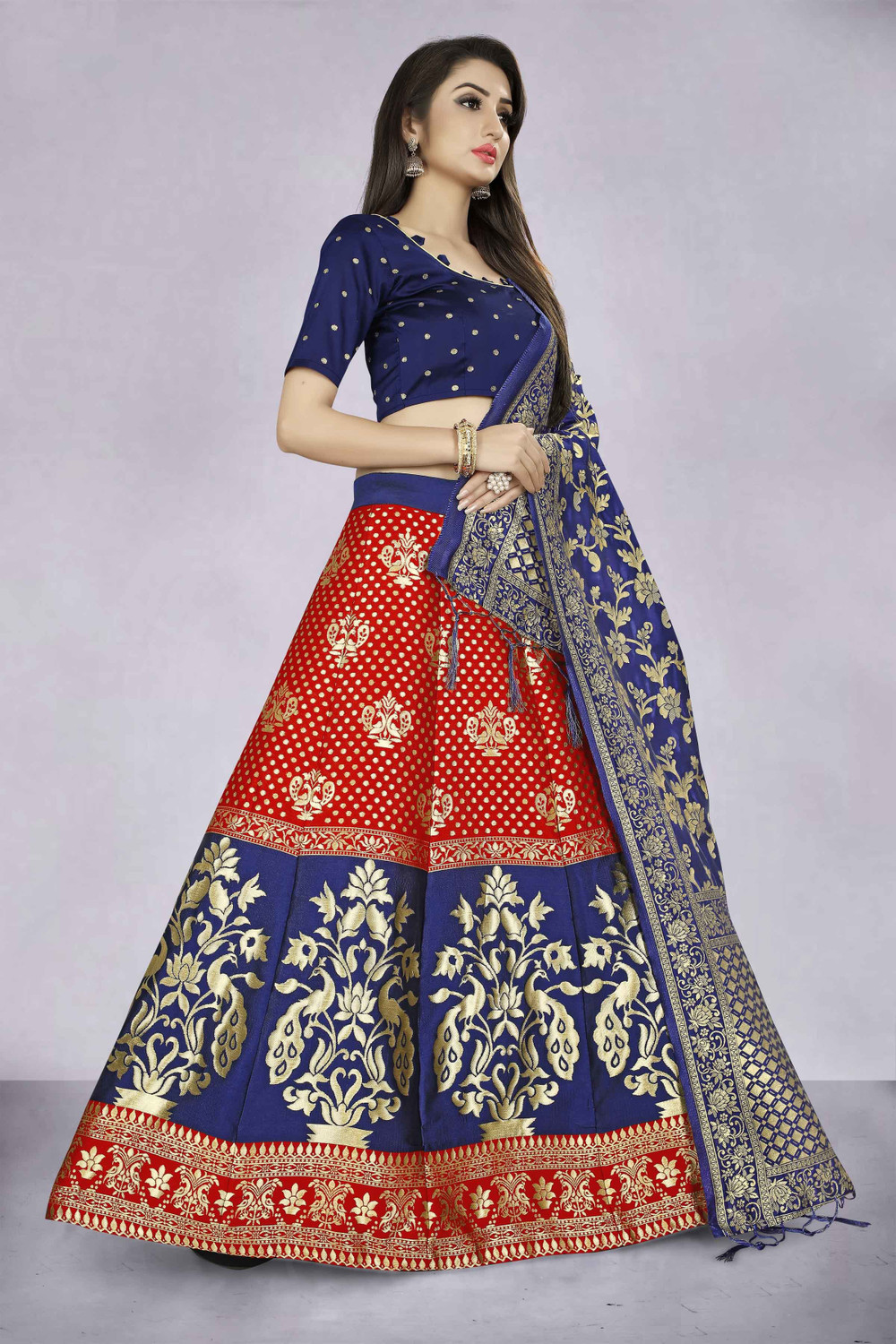 Divashree Embellished Blend Lehenga Choli