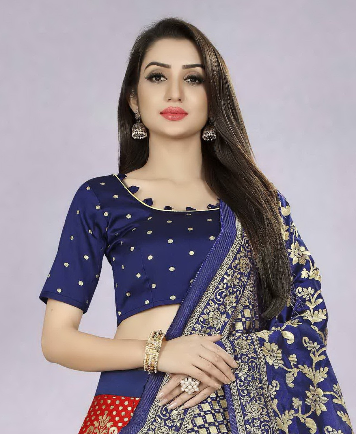 Divashree Embellished Blend Lehenga Choli