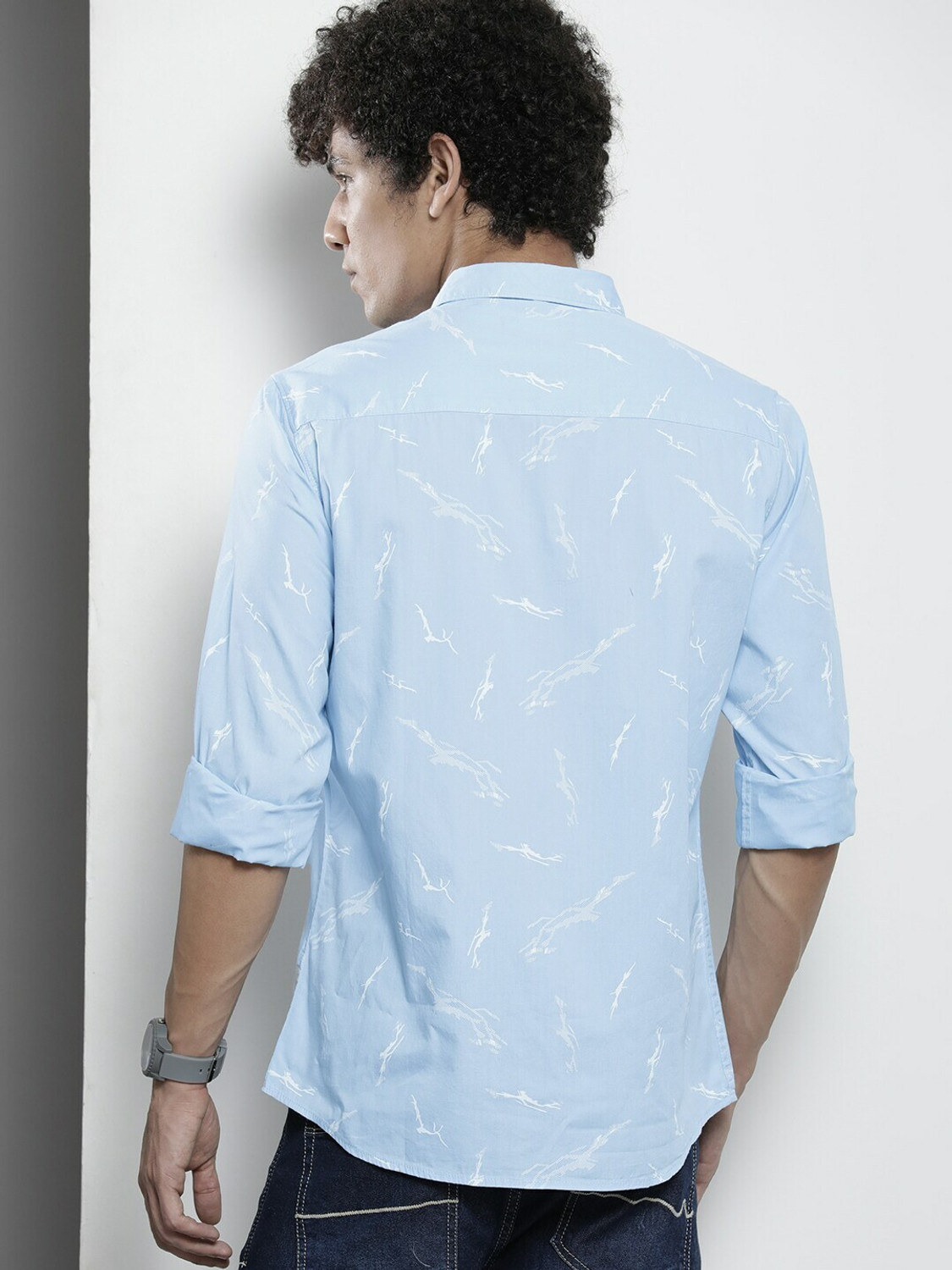Ivaan White abstract print Shirt