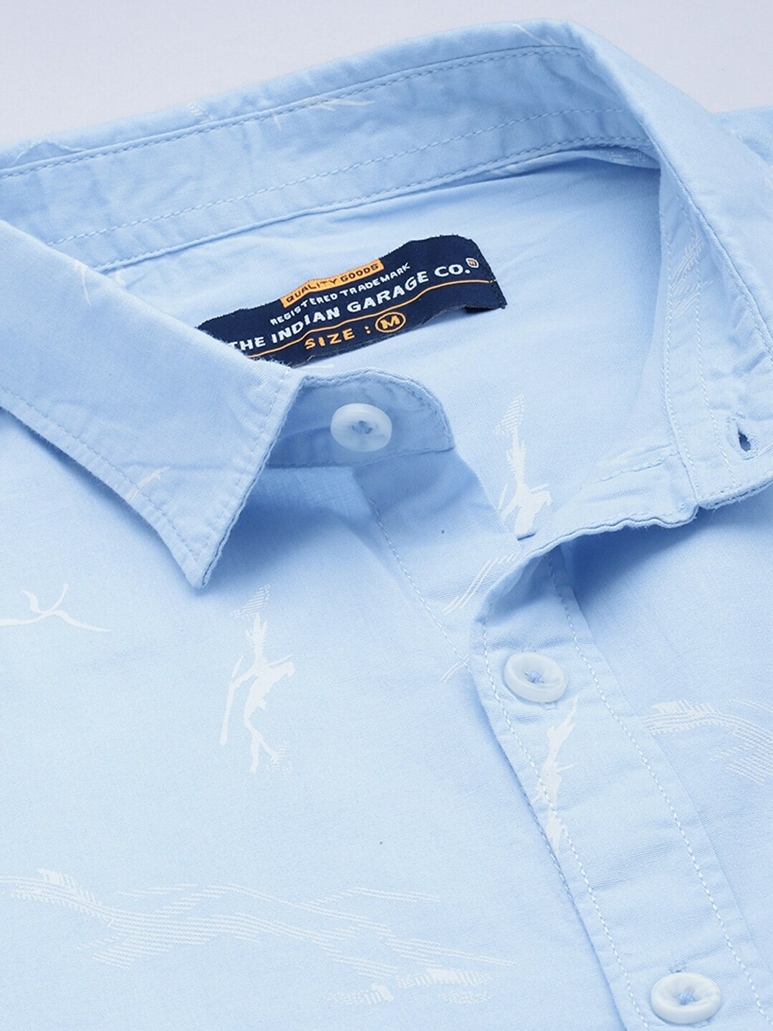 Ivaan White abstract print Shirt