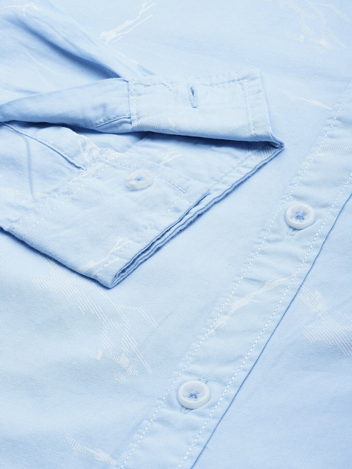 Ivaan White abstract print Shirt