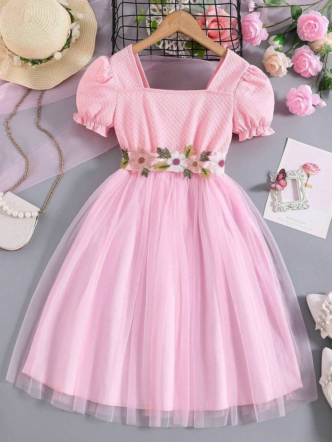 Moonette Puff sleeves Midi