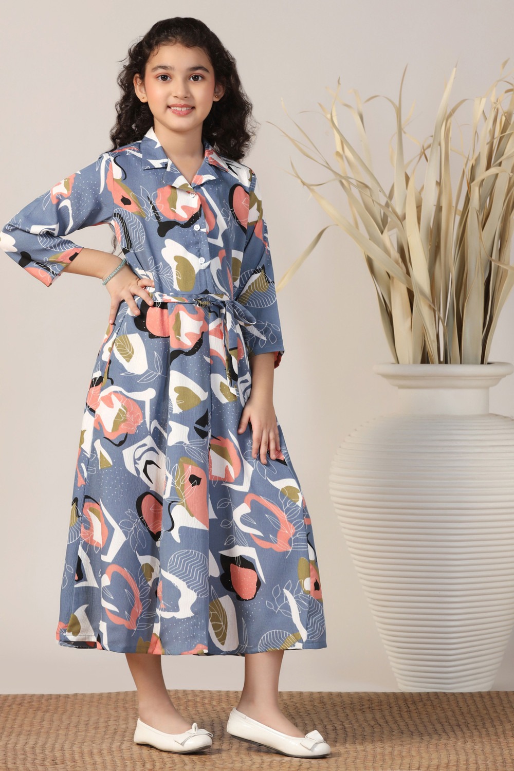 Fablina Midi-length shirt dress
