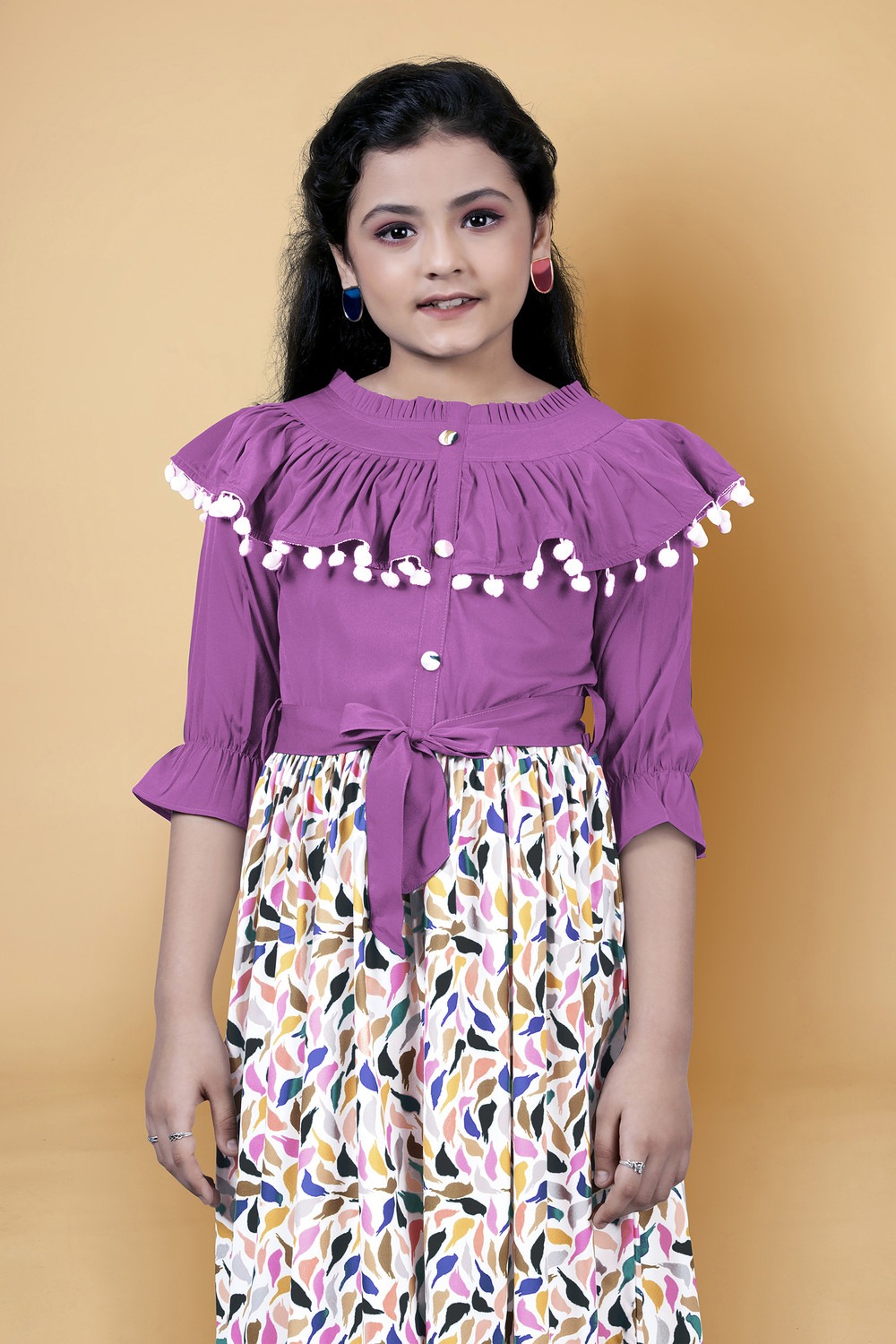 Fablina Two-toned midi dress
