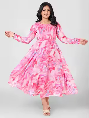 Aamira Abstract print maxi dress