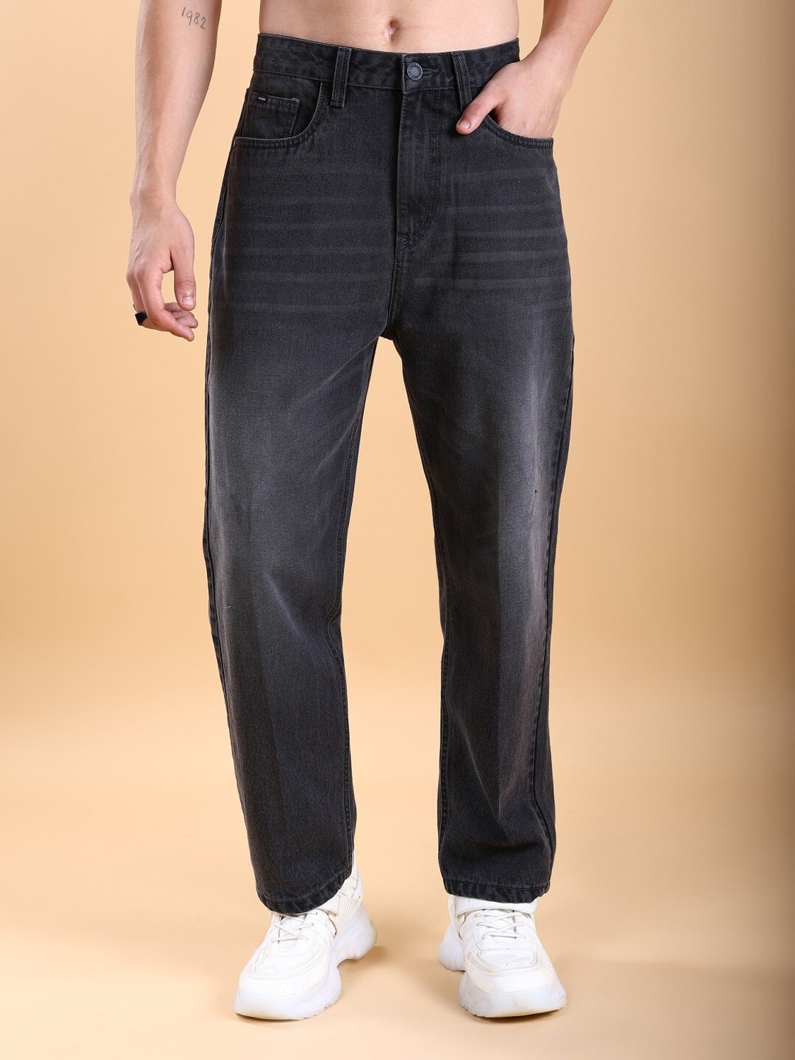 Metronex Cotton Blend Straight Fit Jeans