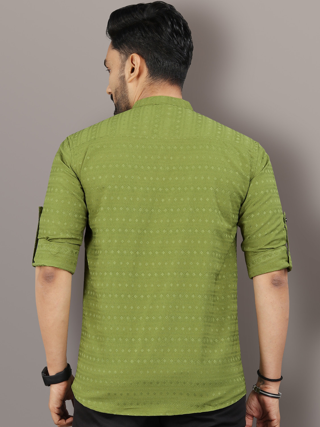 Verve Jacquard Straight Kurta Set