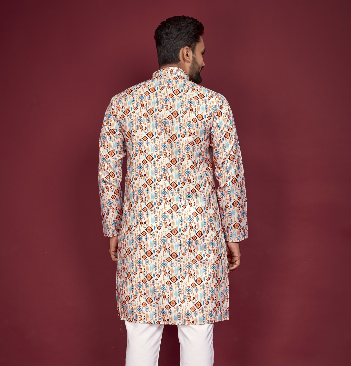 Civanth Patola motifs print Kurtha
