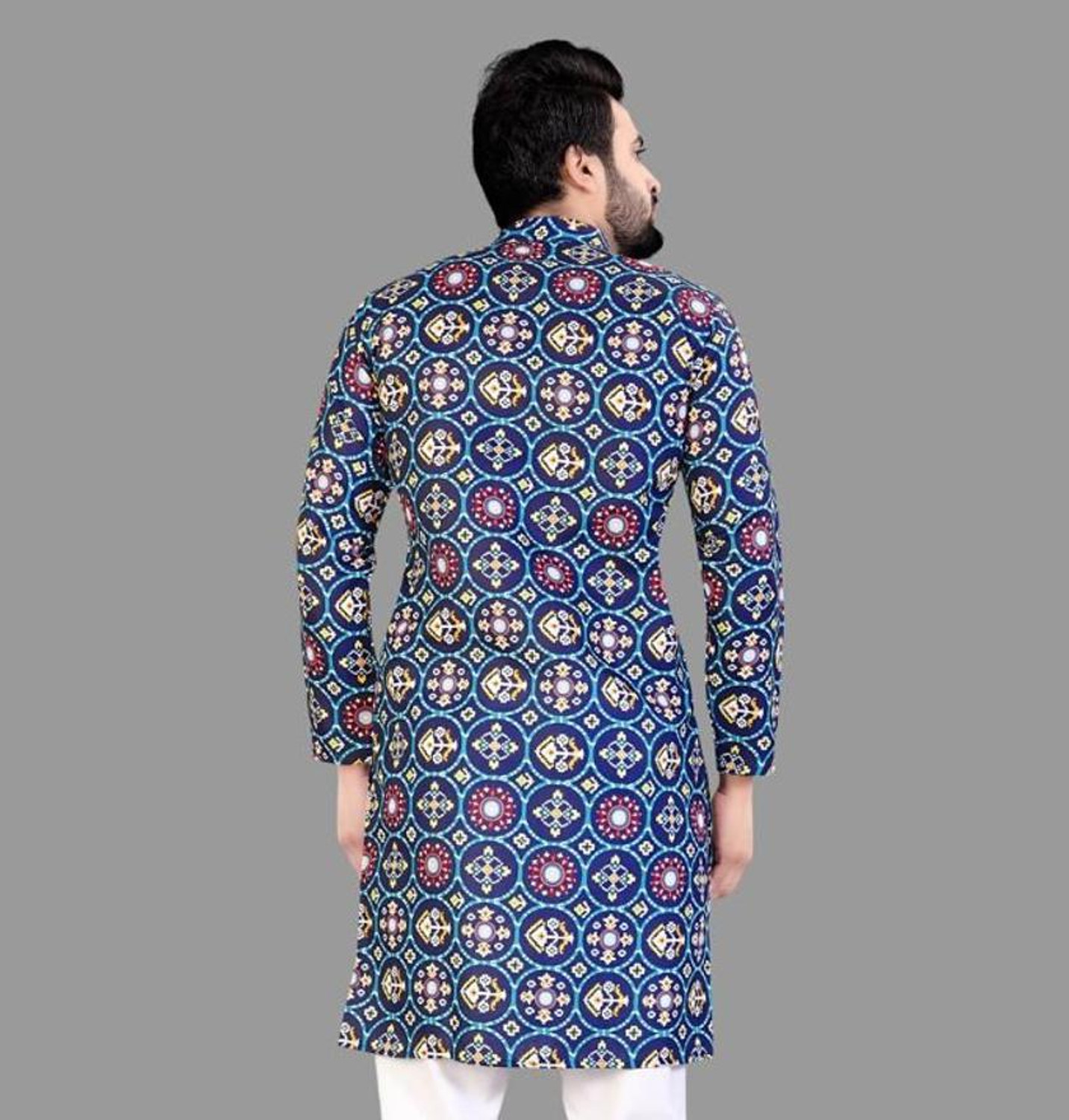 Civanth Ajkrakh-Inspired Motifs Printed Kurta