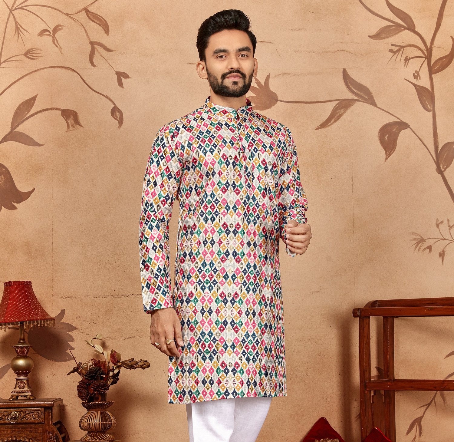 Civanth All-Over Printed Kurtha