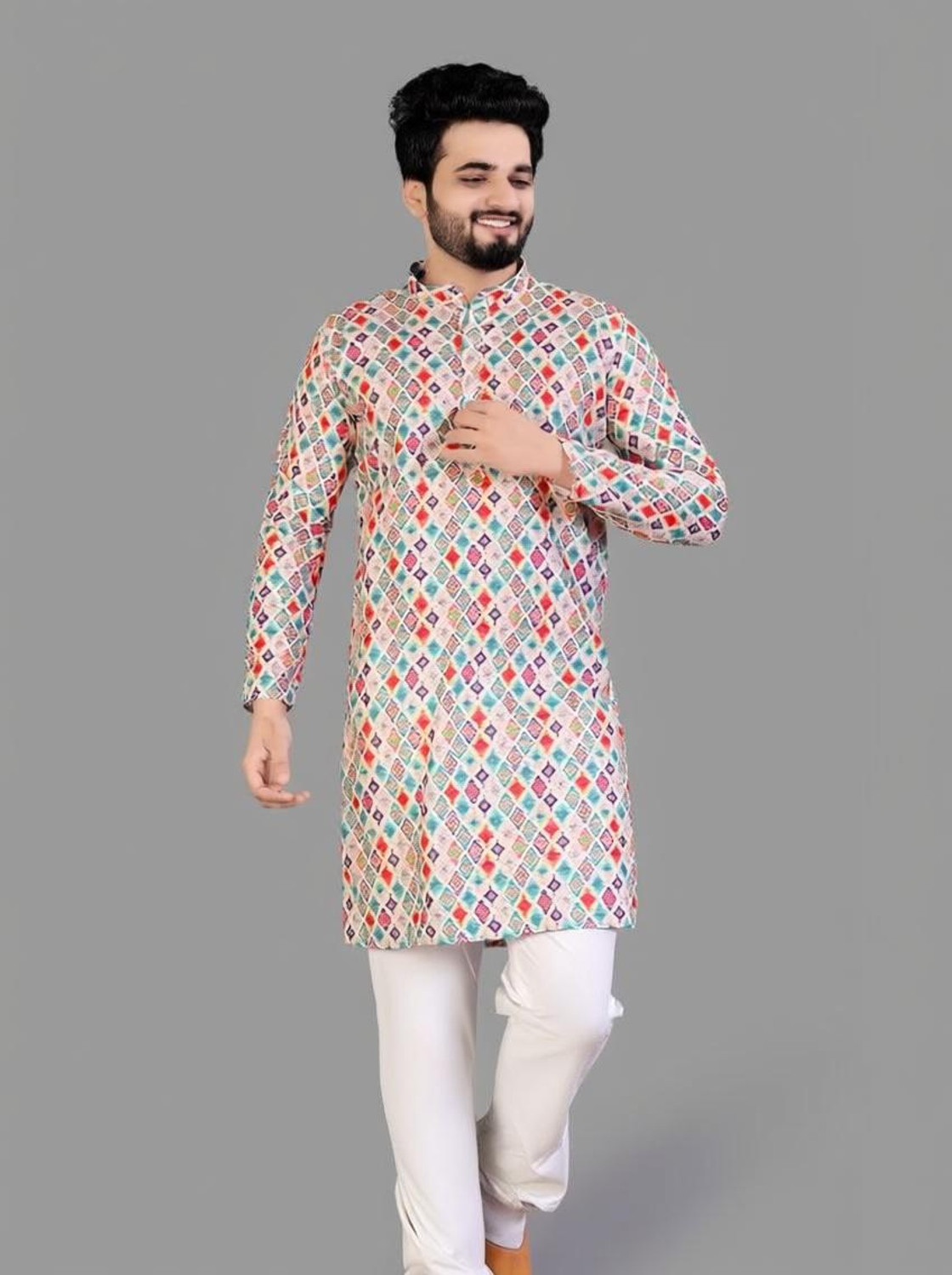 Civanth Mandarin collar Kurta