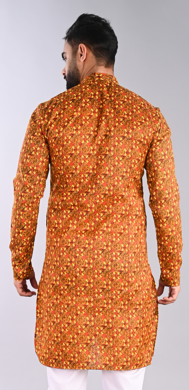 Festivo Floral-mosaic print Kurta