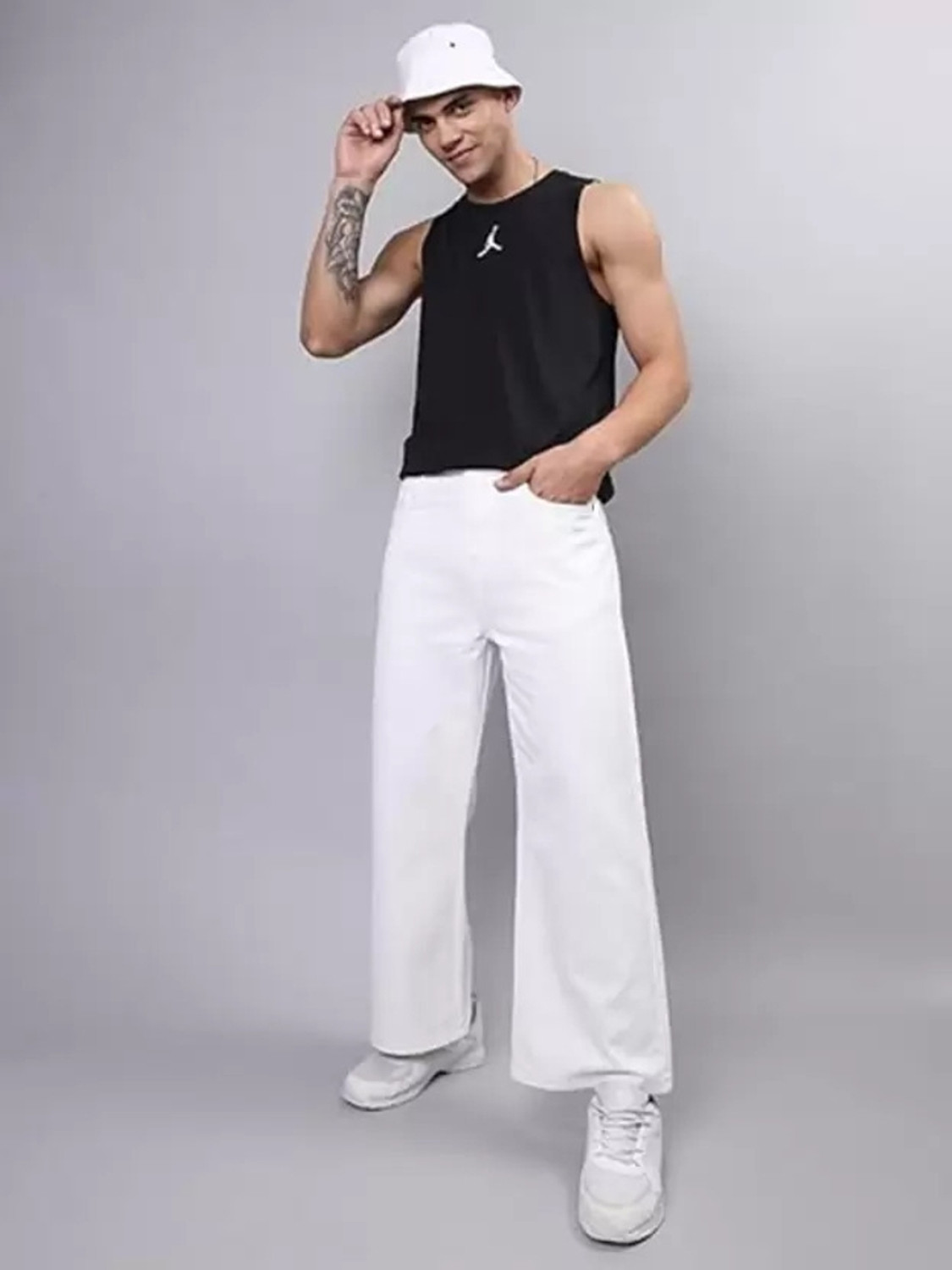 Metronex  Solid Denim Loose Fit Jeans