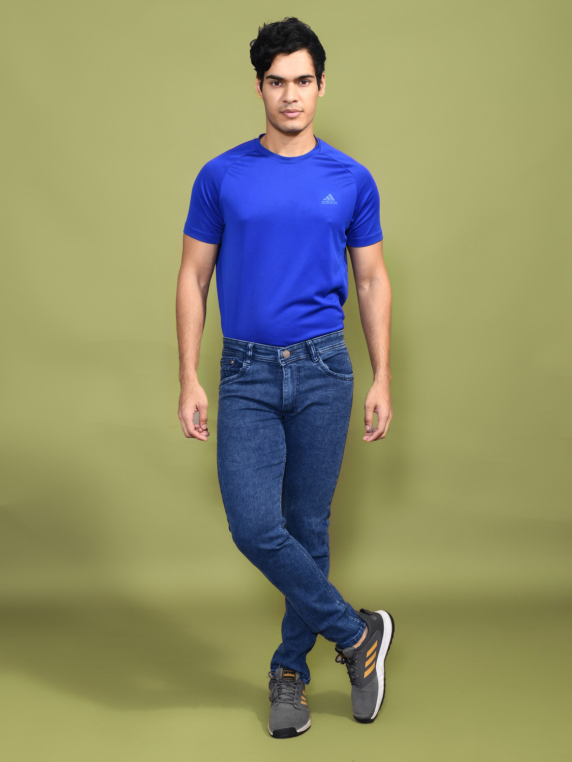 Metronex Mid-Wash Denim Slim Fit Jeans 