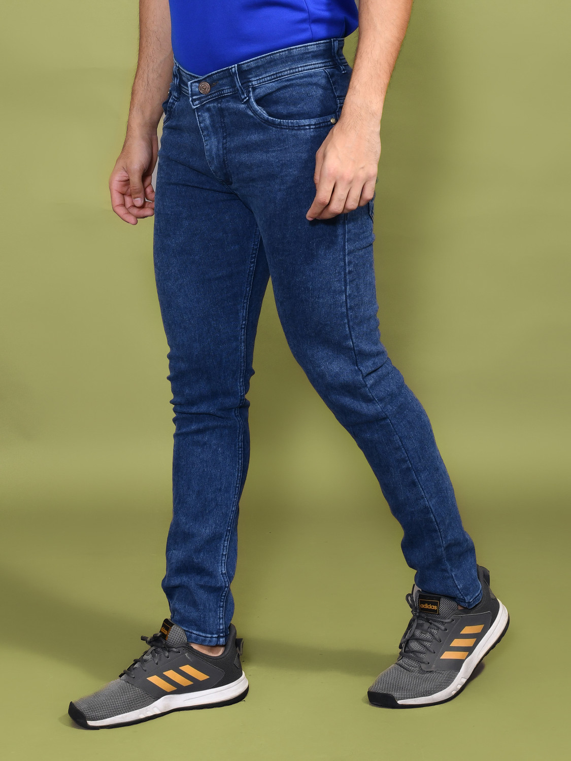 Metronex Mid-Wash Denim Slim Fit Jeans 