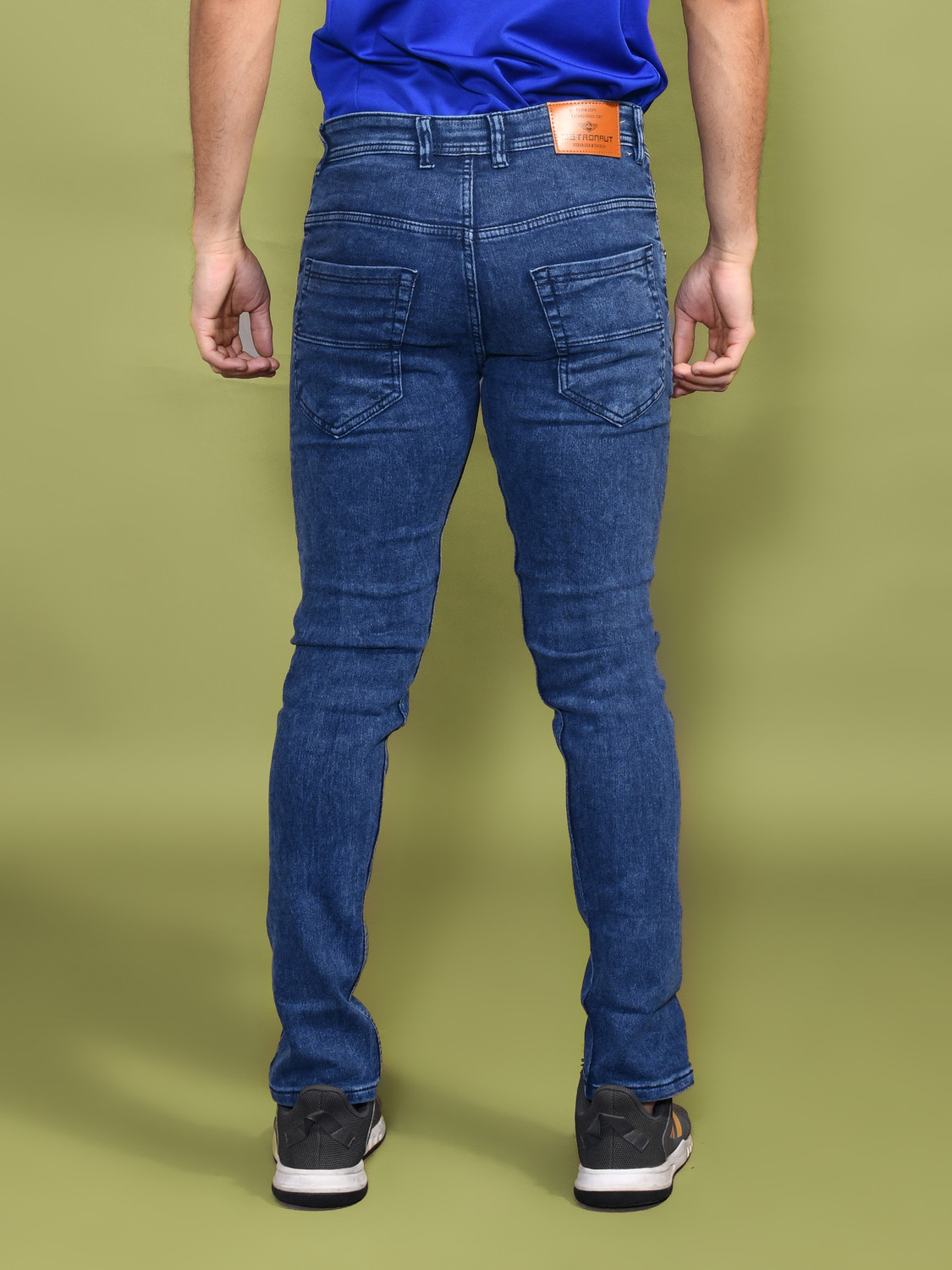Metronex Mid-Wash Denim Slim Fit Jeans 
