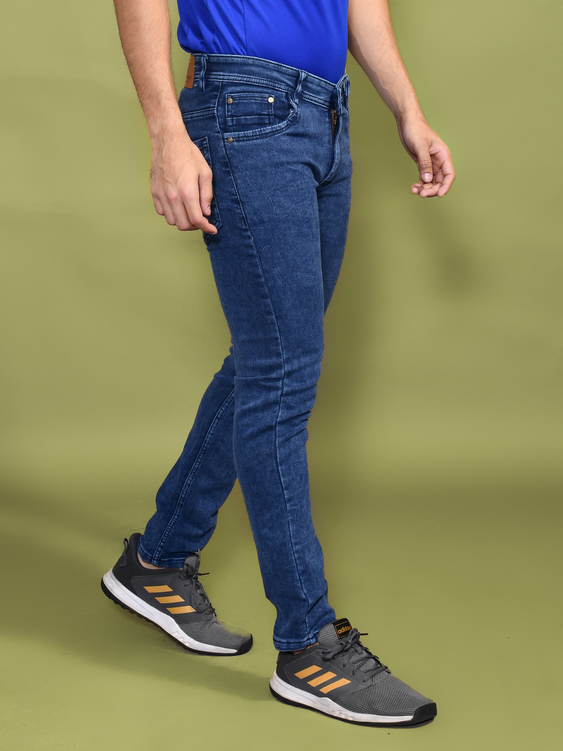 Metronex Mid-Wash Denim Slim Fit Jeans 