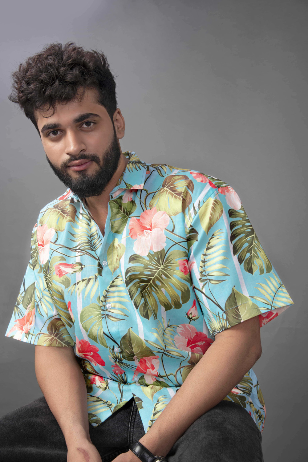 Metronex Floral Print Casual Shirt