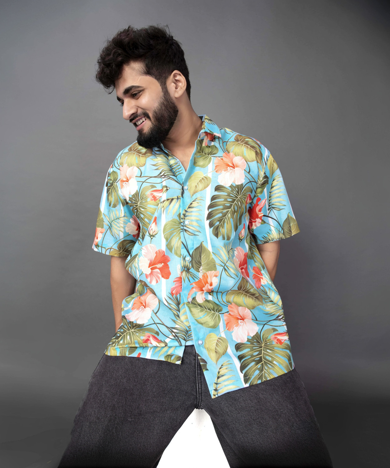 Metronex Floral Print Casual Shirt