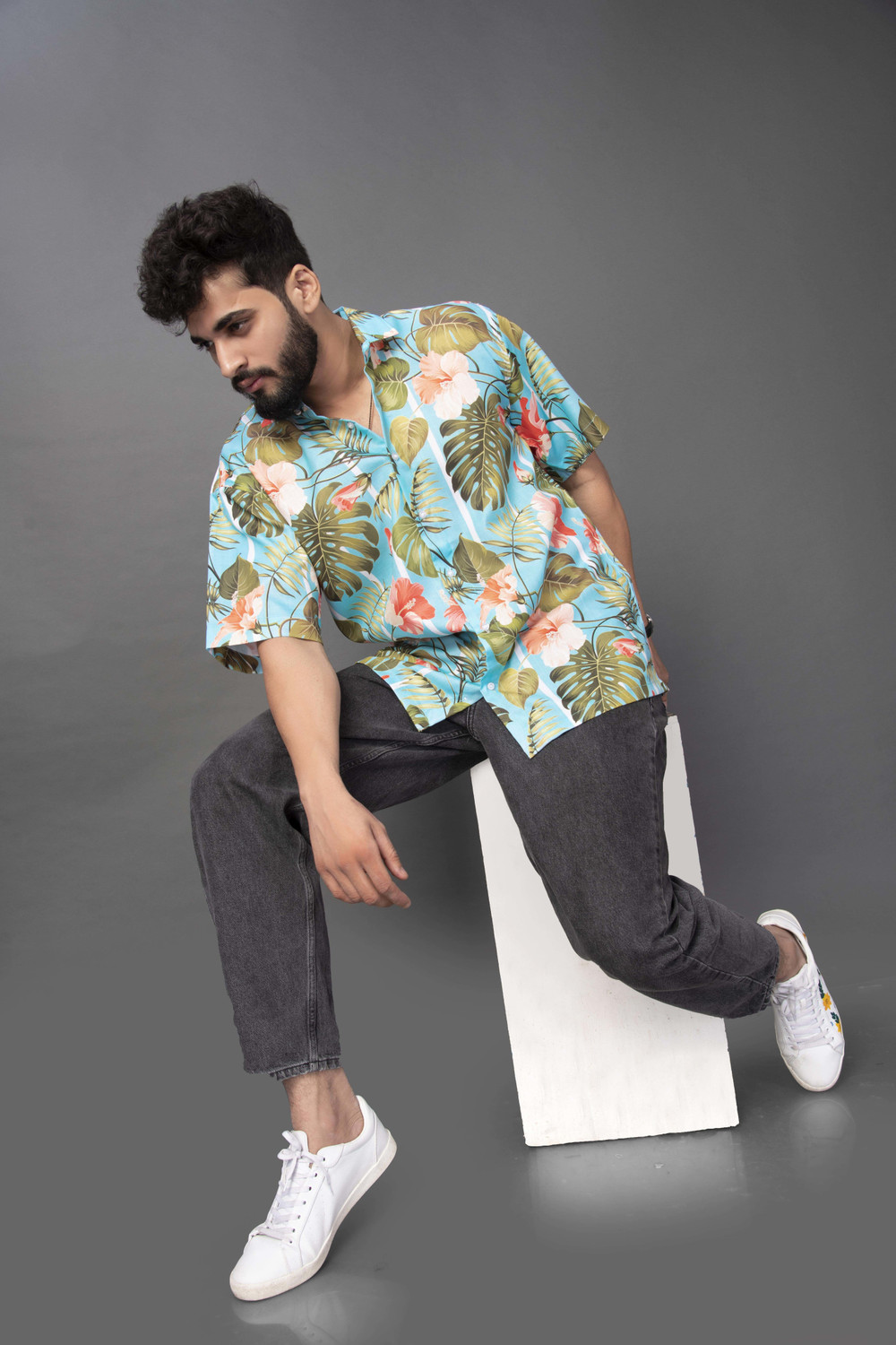 Metronex Floral Print Casual Shirt