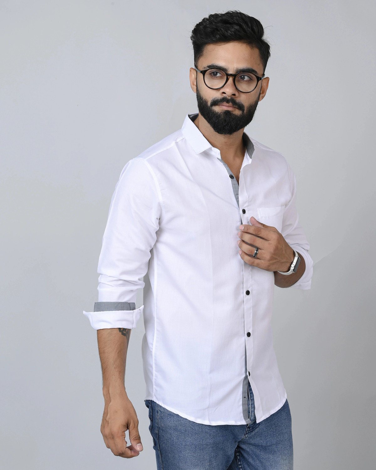Cotton Blend WesternShirt 