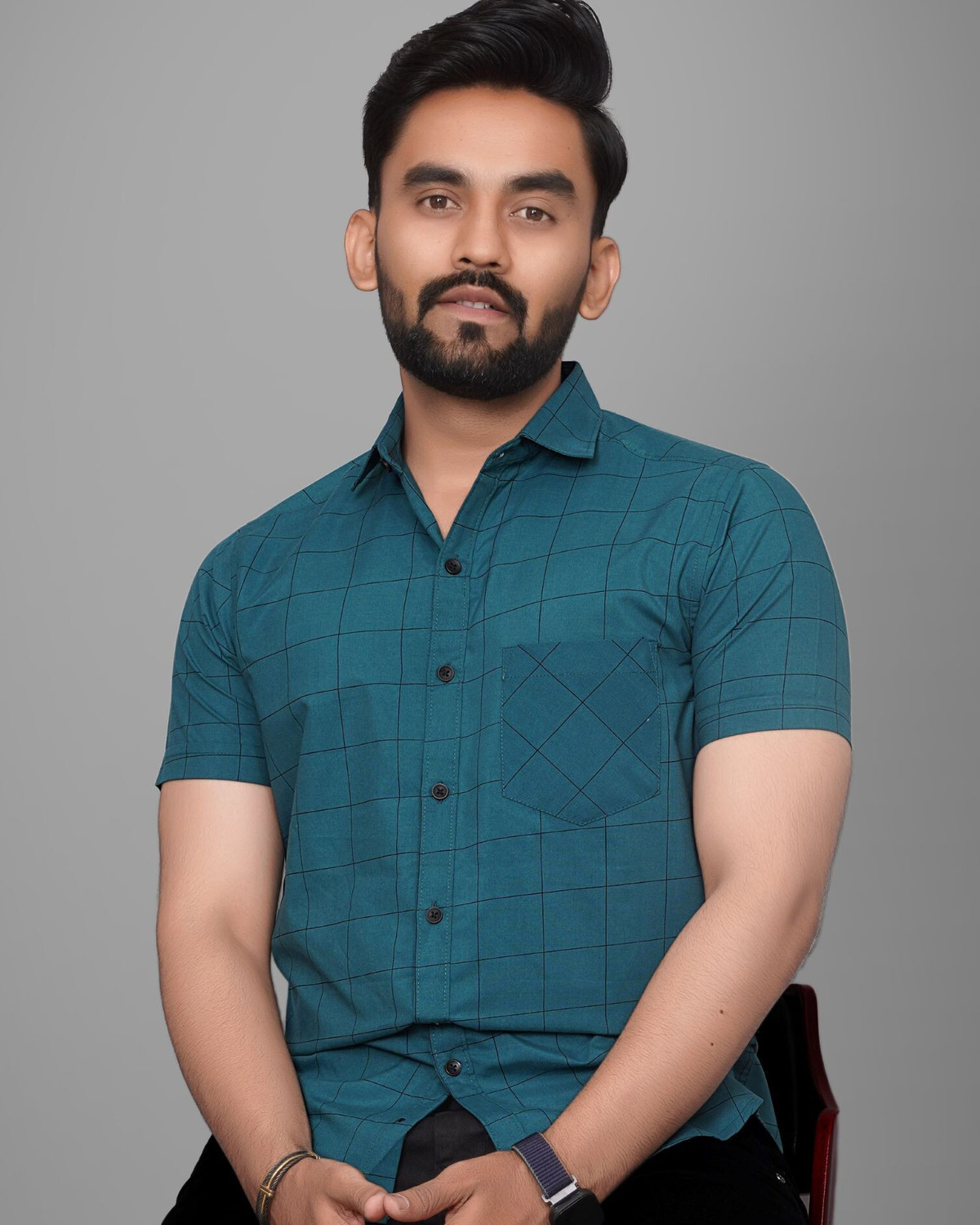 Metronex Checkered Casual Shirt