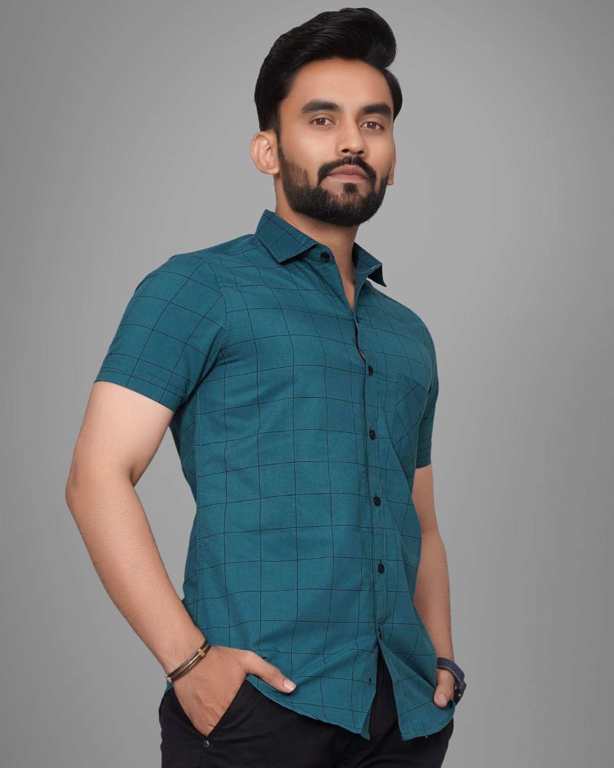 Metronex Checkered Casual Shirt
