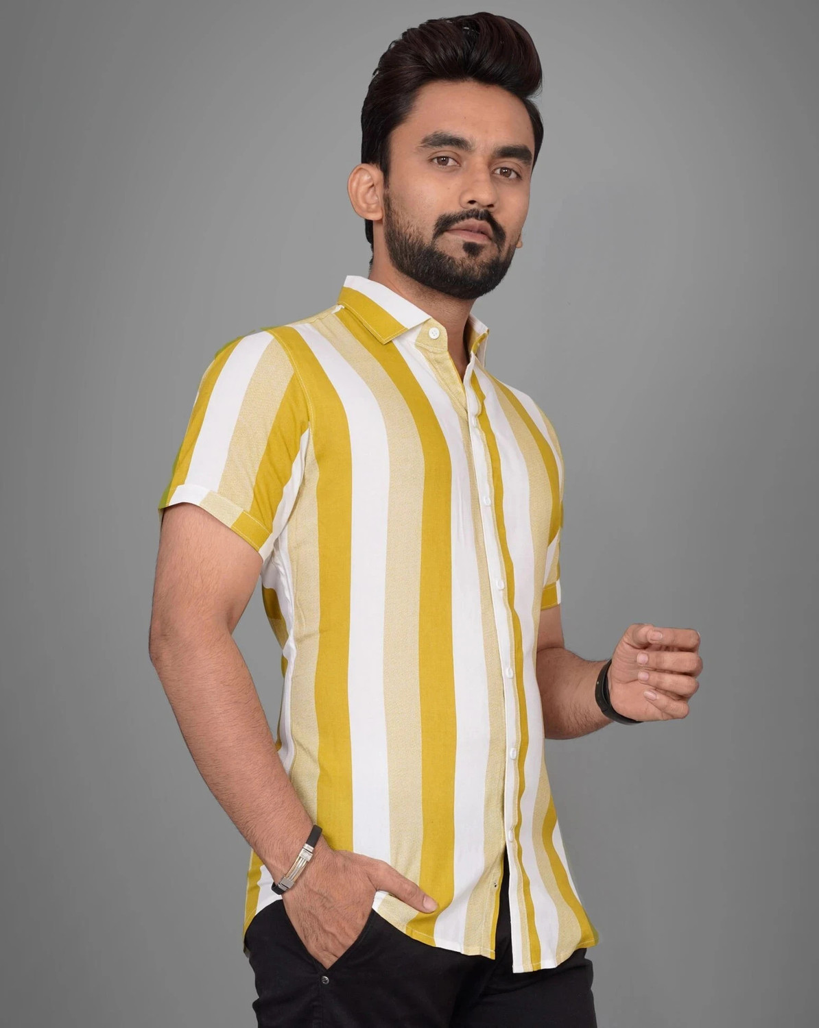 Metronex Vertically striped Shirt