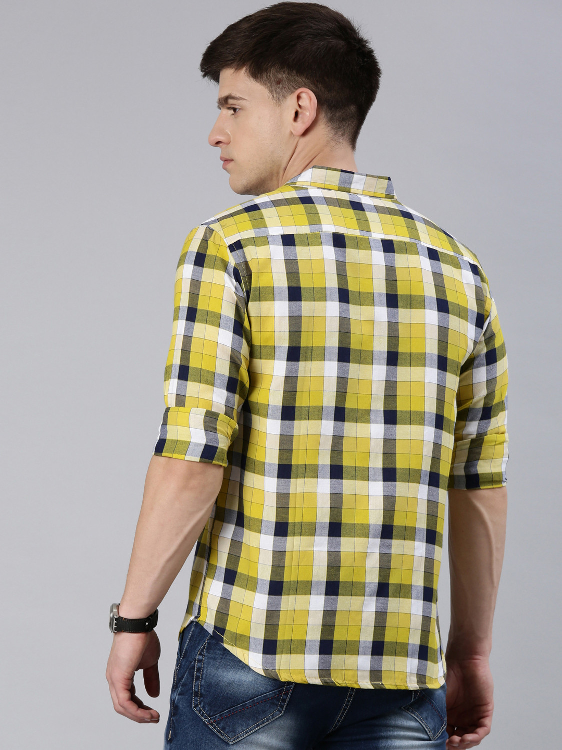 Checkered Cut Away Shirt
