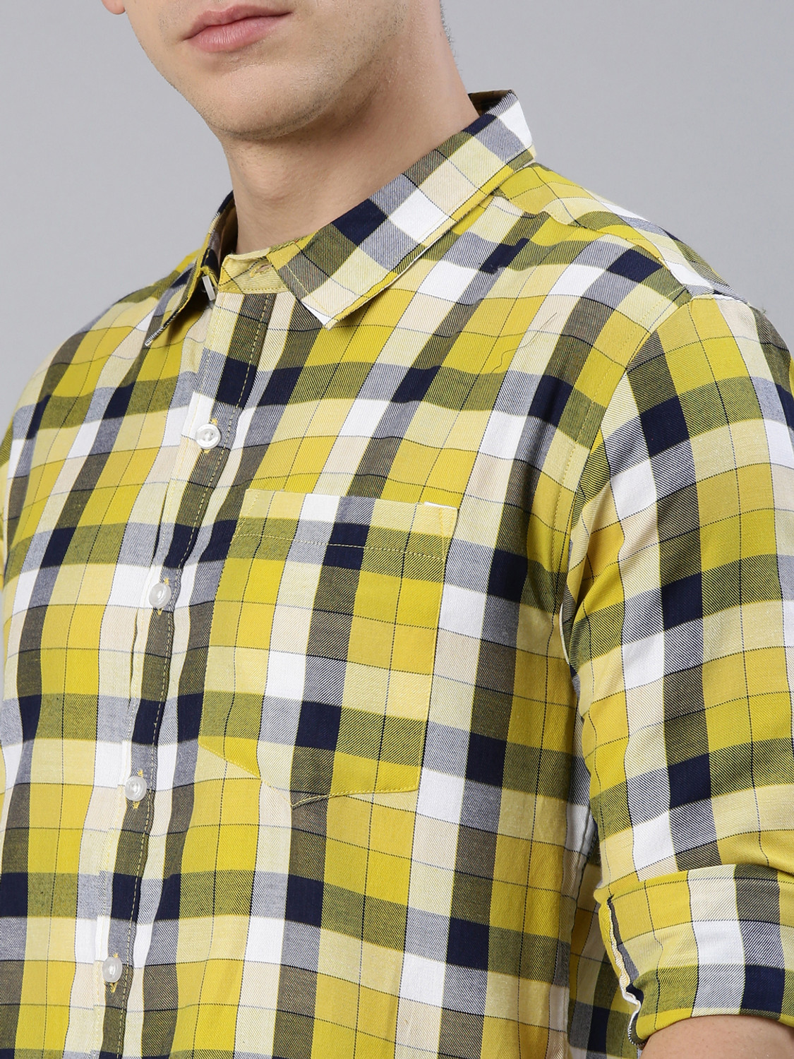 Checkered Cut Away Shirt