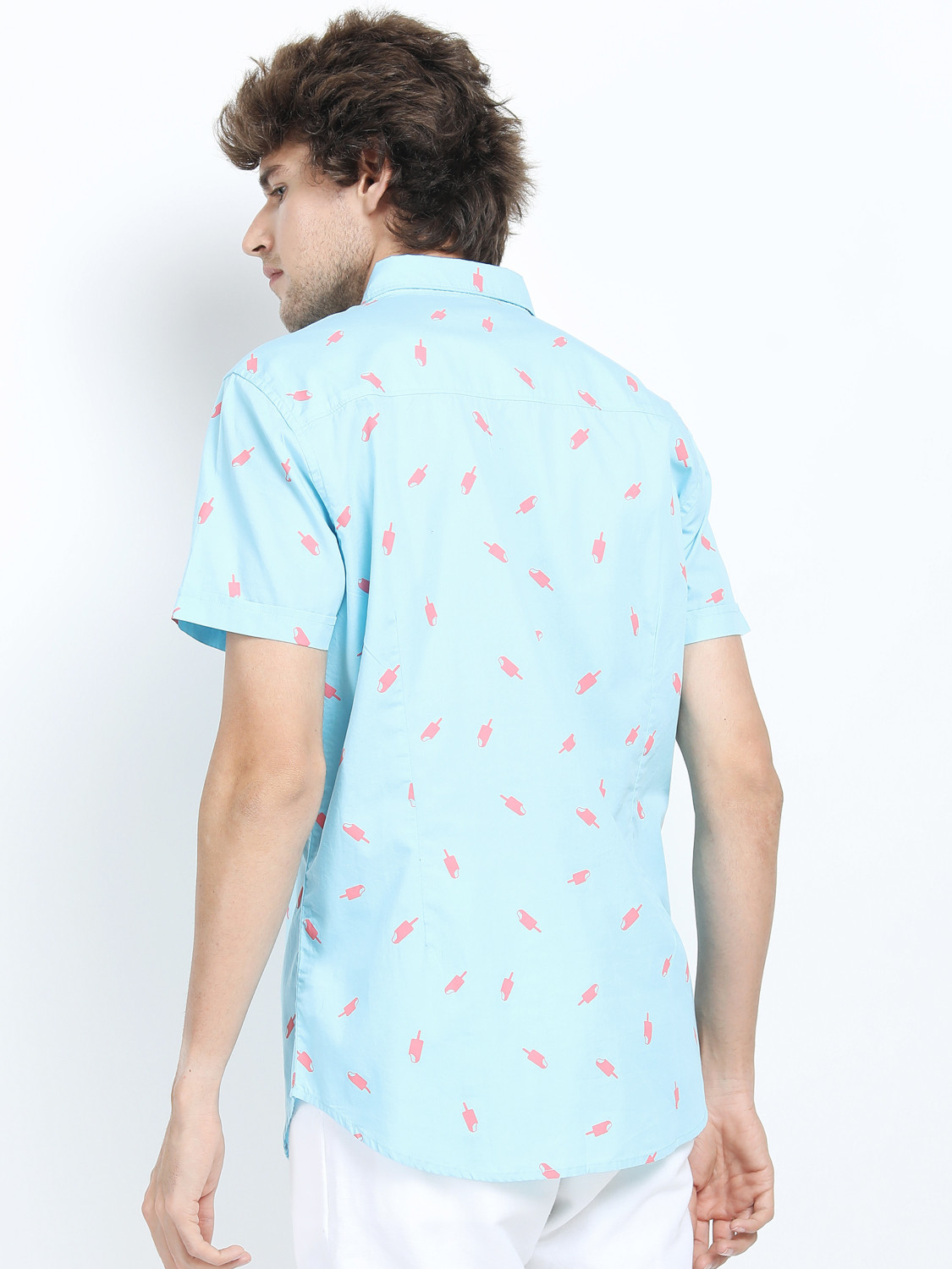 Havric Summer novelty print beach shirt