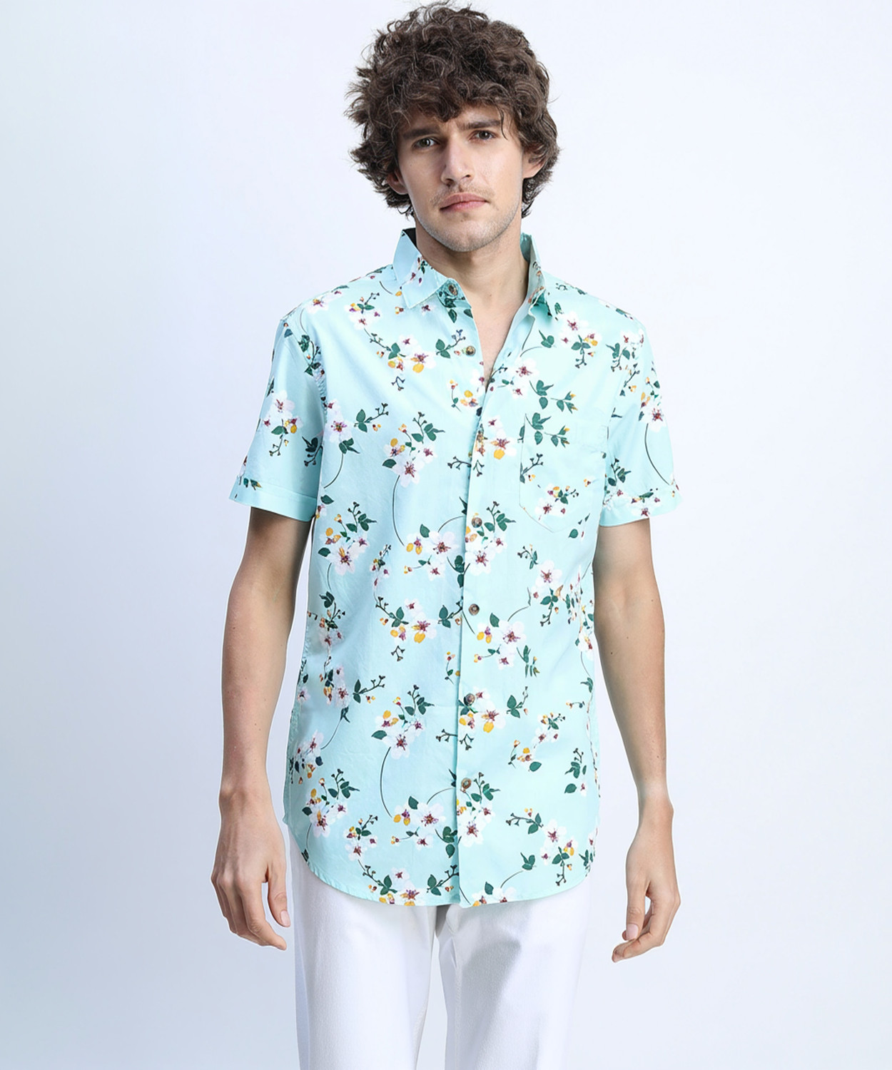 Havric Tropical flower shirt