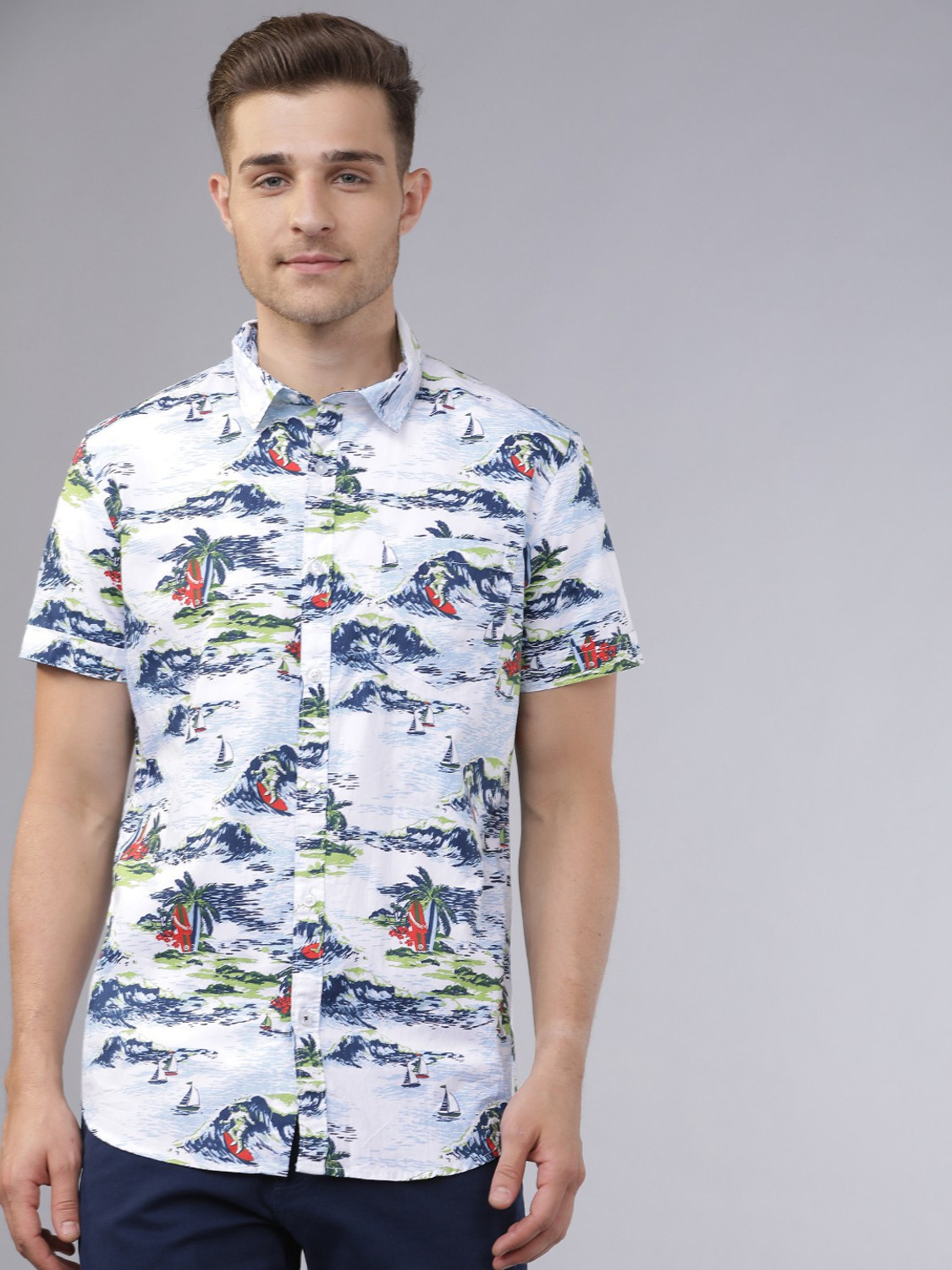 Palm tree graphic print Shirt