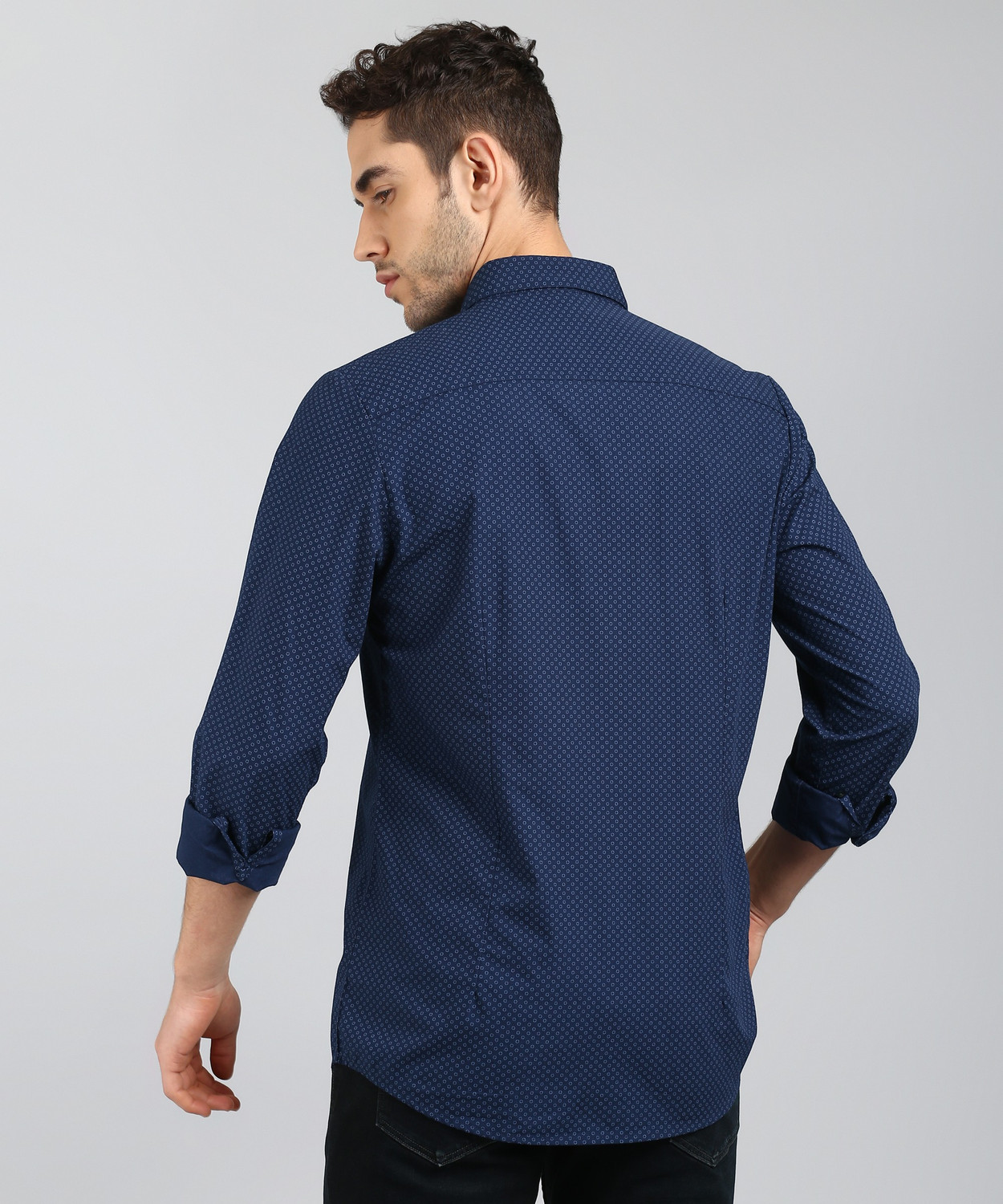 Alvyn Geometric diamond Print Shirt