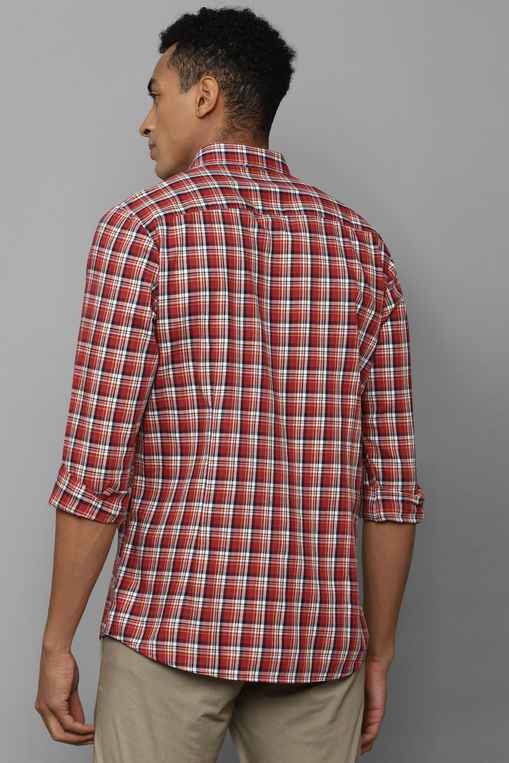 Alvyn Red and white plaid Shirt