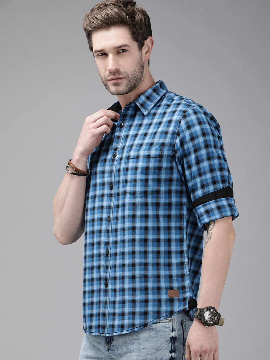 Roxter Small Plaid pattern Shirt