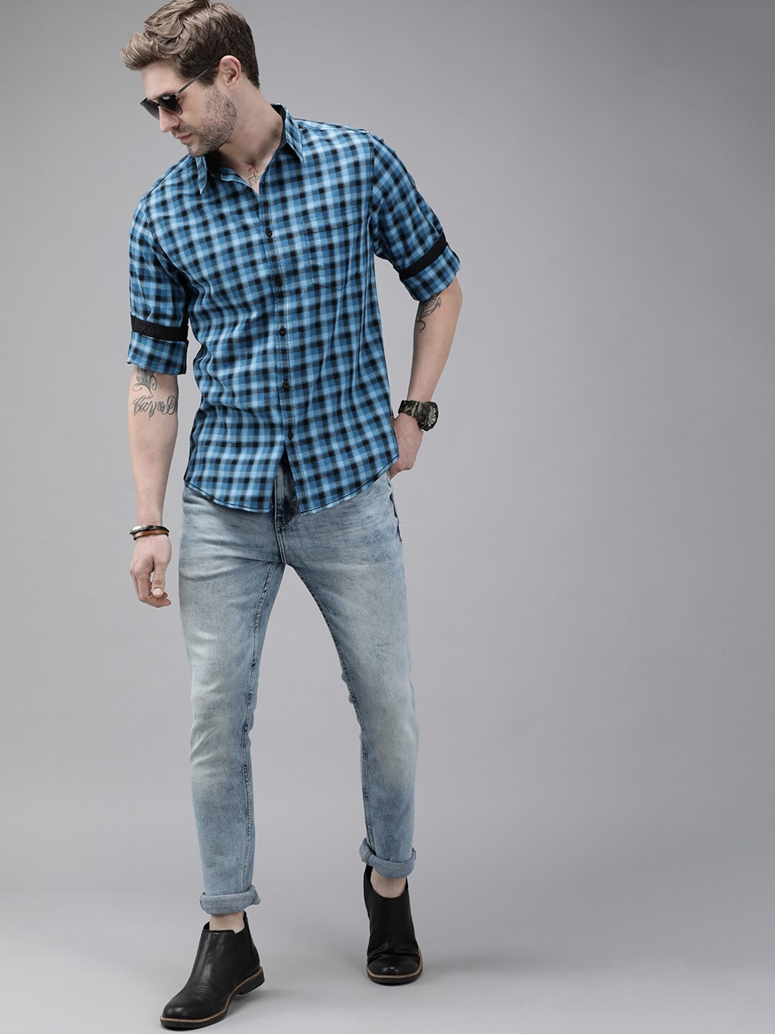 Roxter Small Plaid pattern Shirt