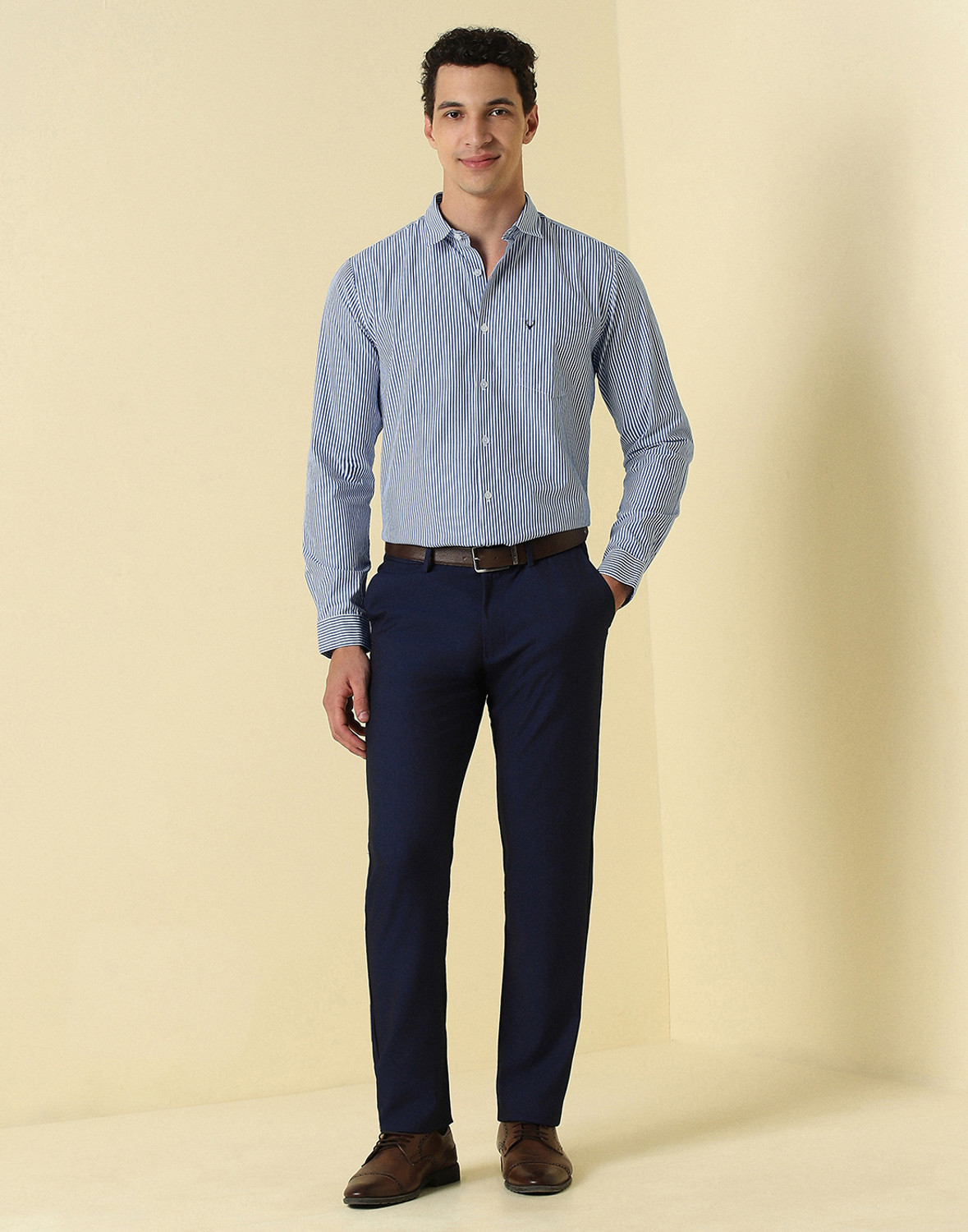 Alvyn White vertical striped Shirt