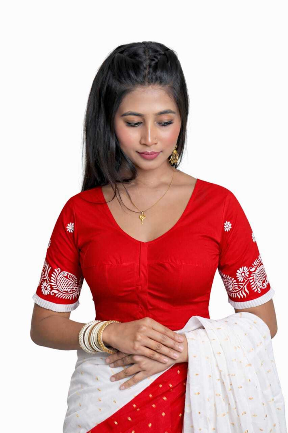 Tisha Creation Round Neck Women Blouse    