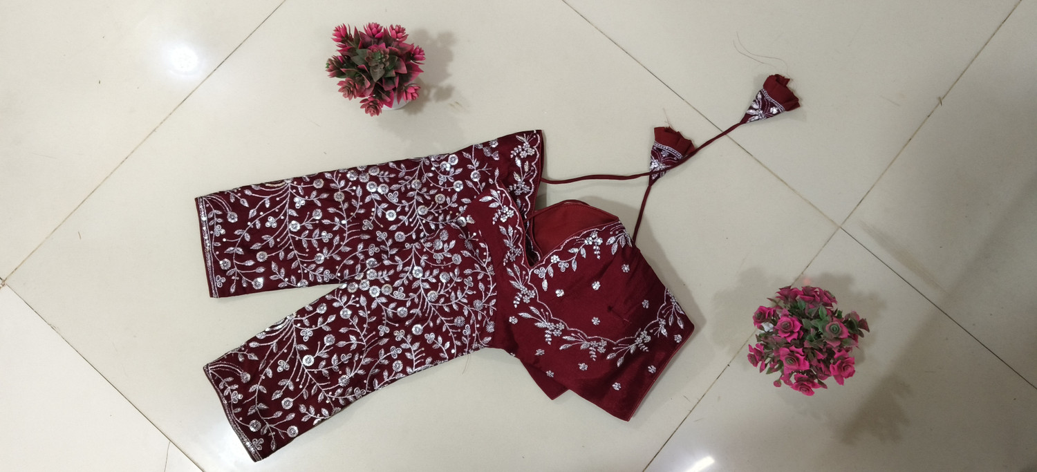 Naira Creation V-Neck Women Blouse