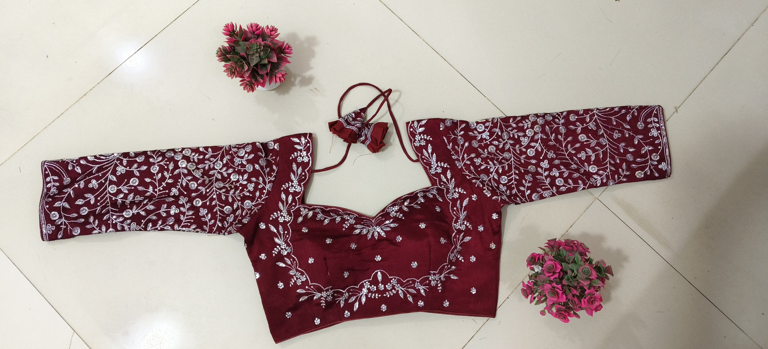 Naira Creation V-Neck Women Blouse