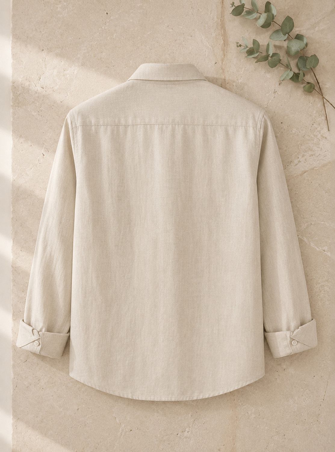 ROVIAN Botanical Embroidered Cotton-Blend Casual Shirt